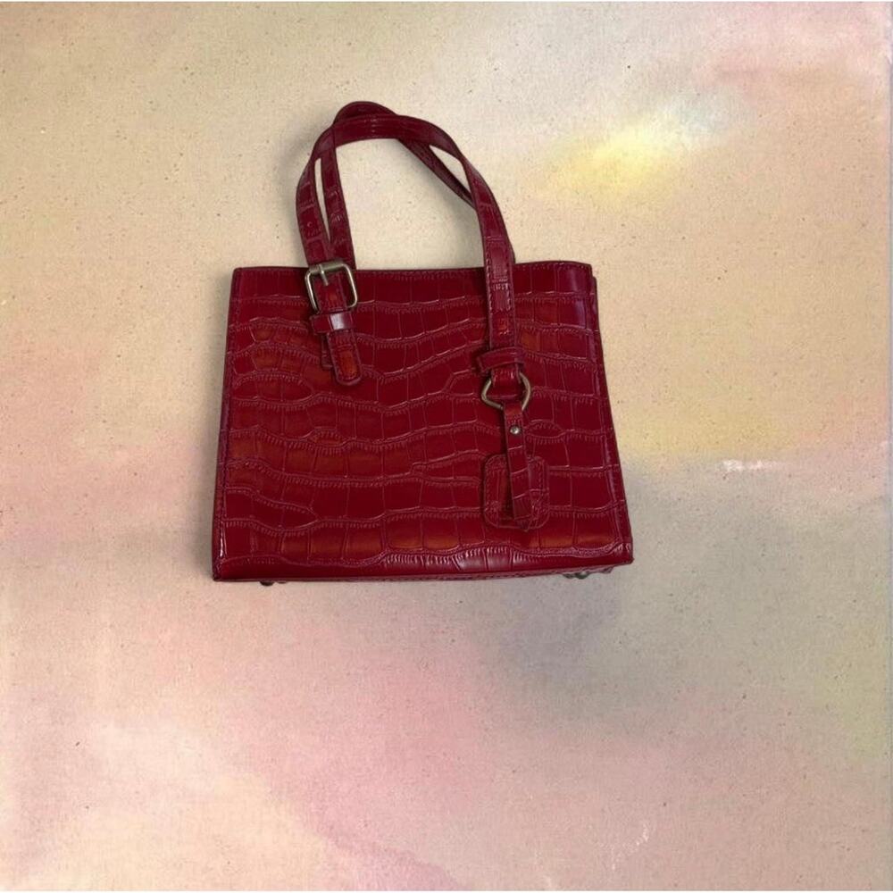 Red Leather Handbag